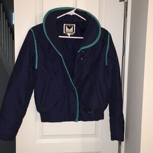 Vintage Retro Obermeyer Ladies 80’s Winter Style Snowboard Parka Ski Jacket 10